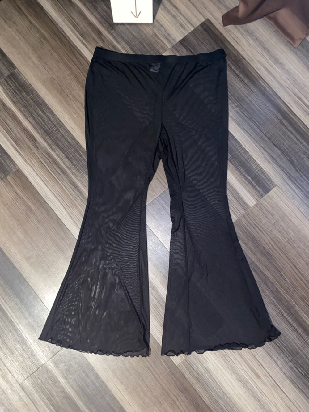 wild fable Black Sheer Mesh beach pants - Picture 4 of 7